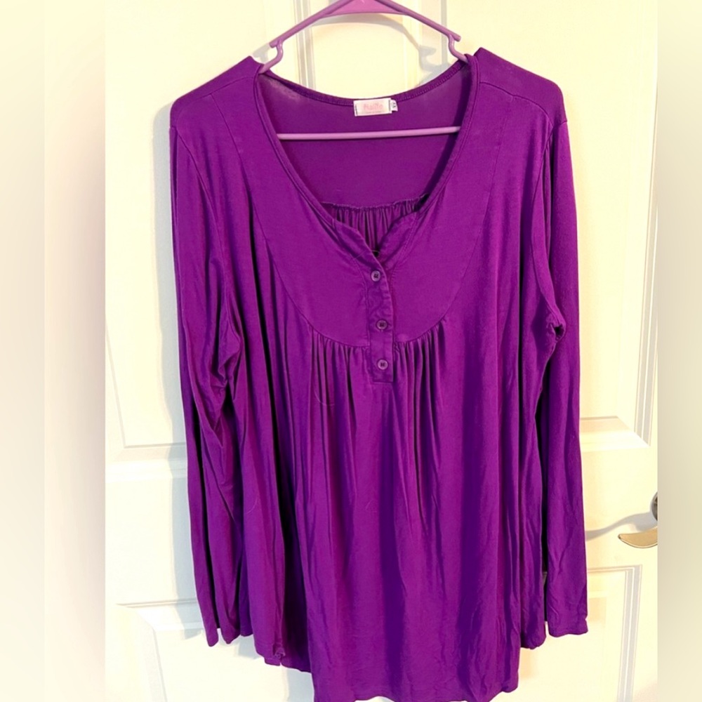 Halife Purple long sleeved top